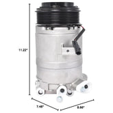 GSTP A/C Compressor For 09-14 Nissan Maxima Murano Quest 14-19 Infiniti QX60 7 Groove